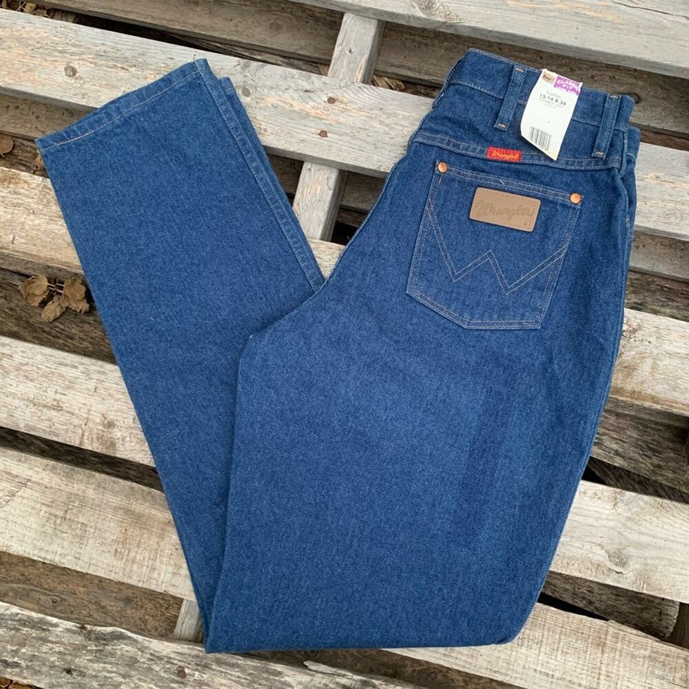 Vintage LADIES Wrangler 12MWZ high rise jeans 13/14x34 NWT